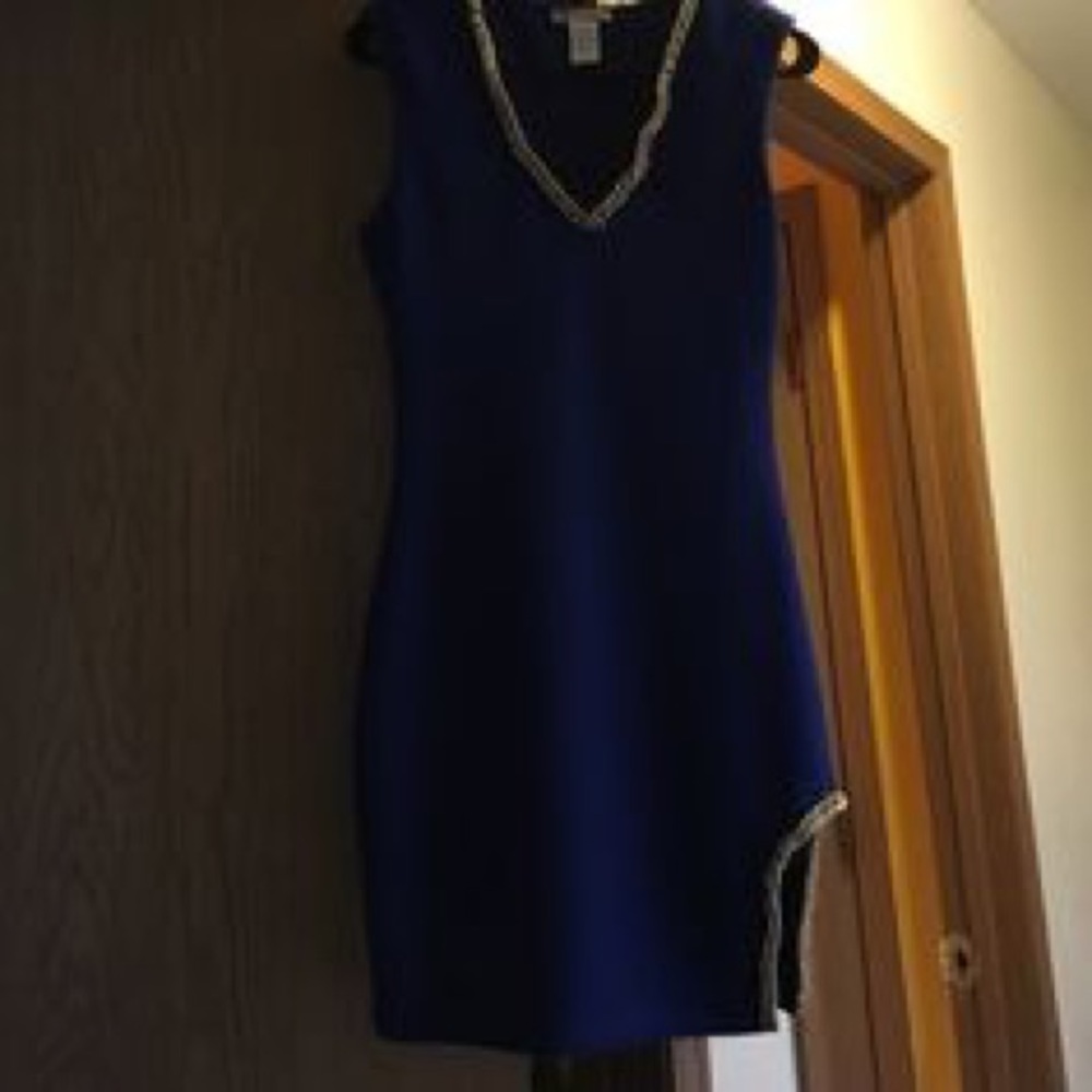 Royal blue dress